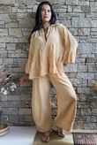 Santos Cotton Zahra Embroidered Smock Tuscan Sun /9=
